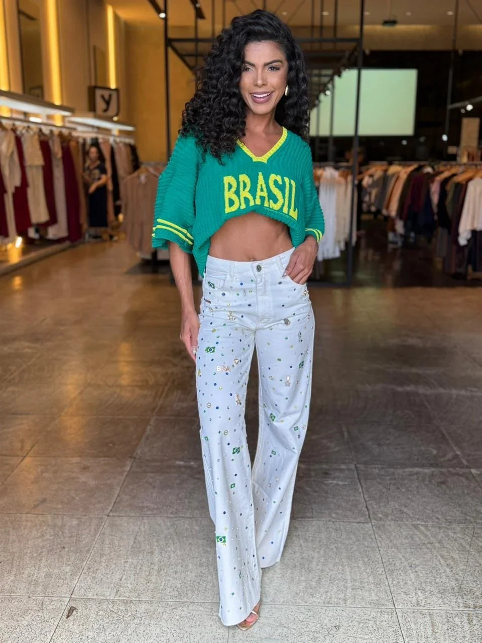 Blusa Tricô Fashion Brasil