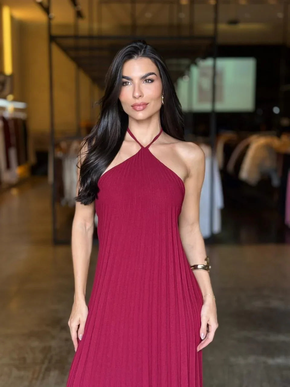 Vestido Plissado Rafa
