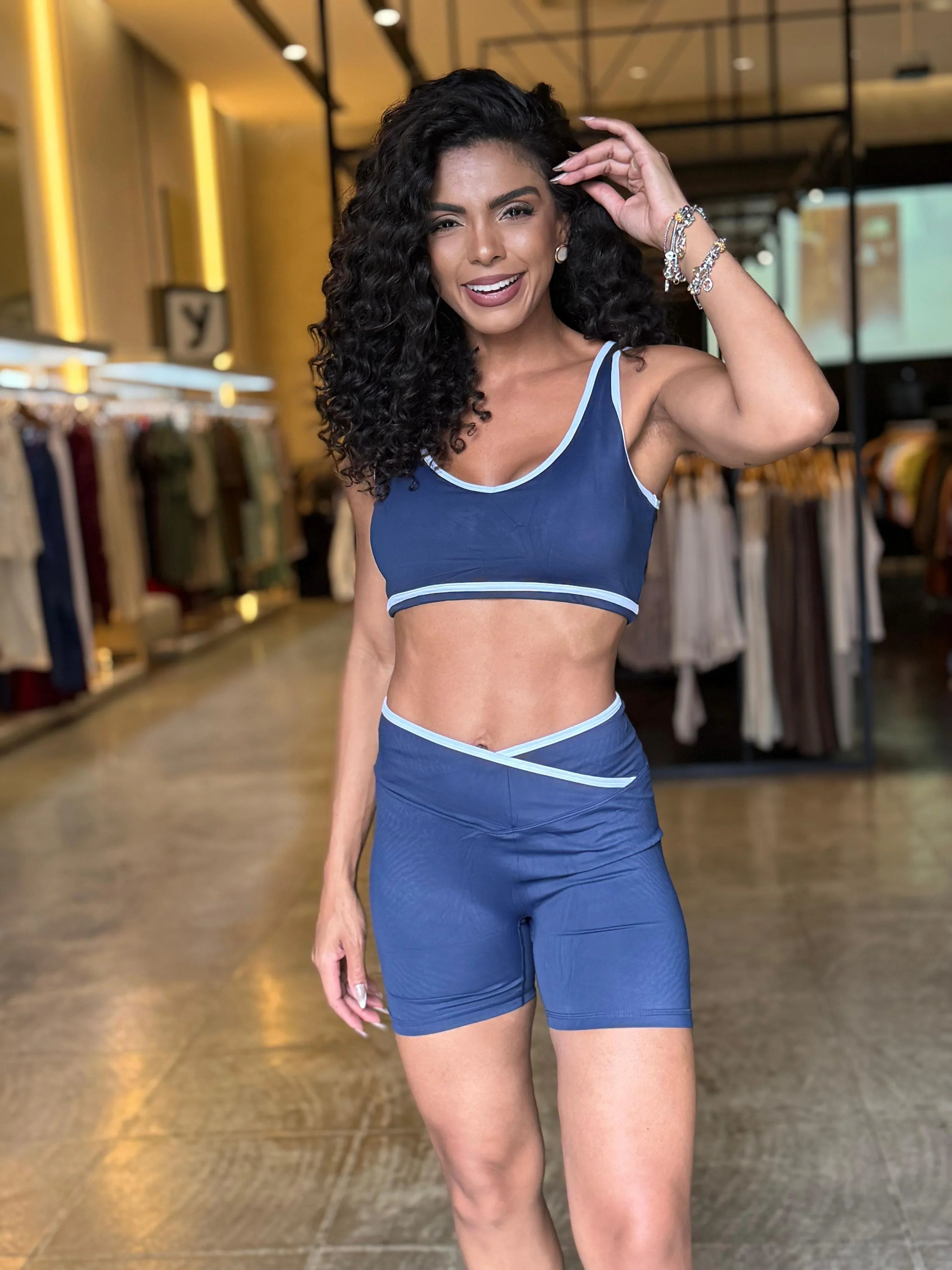 Conjunto Fitness Bicolor