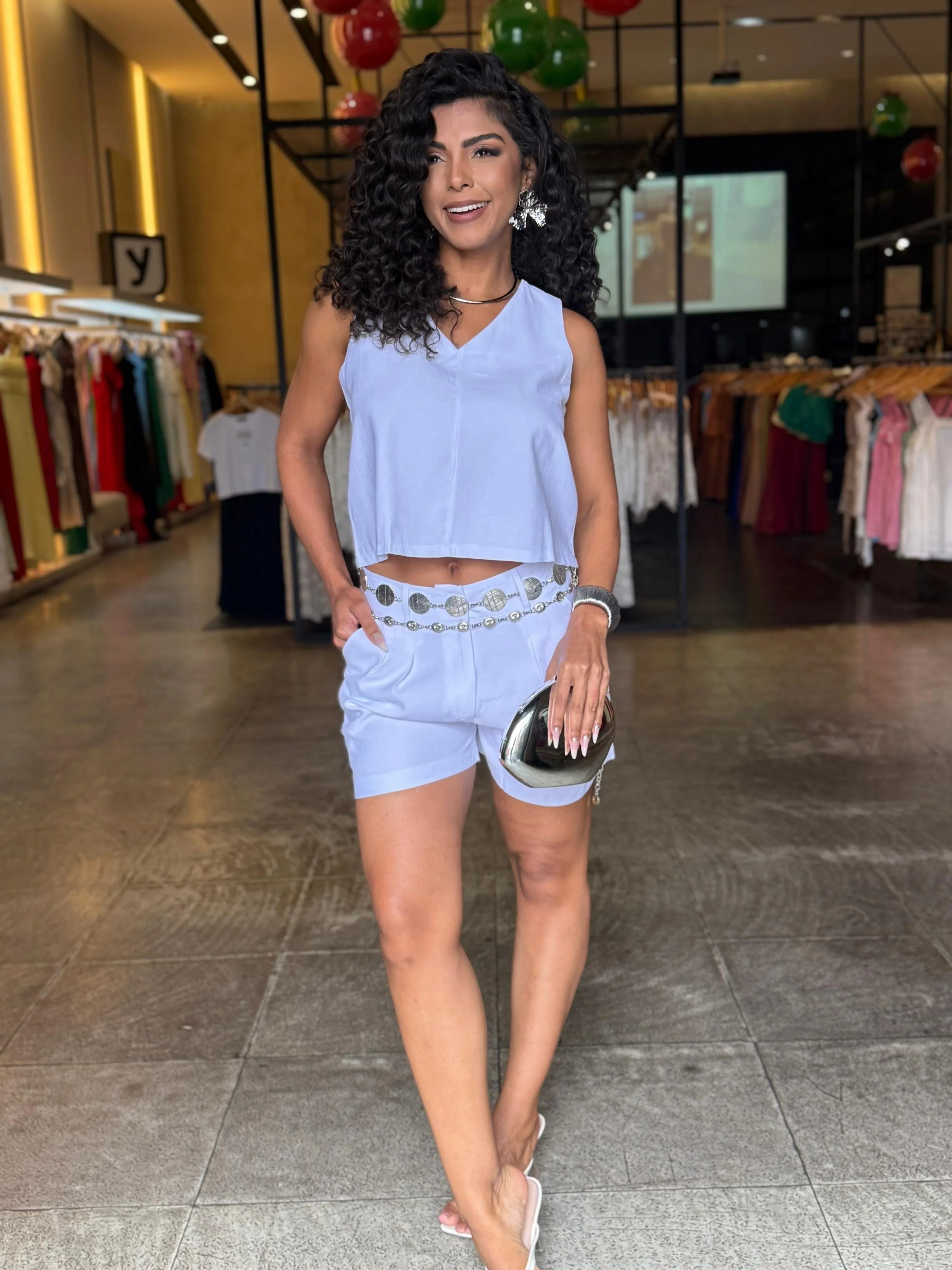 Conjunto Feminino Short e Regata