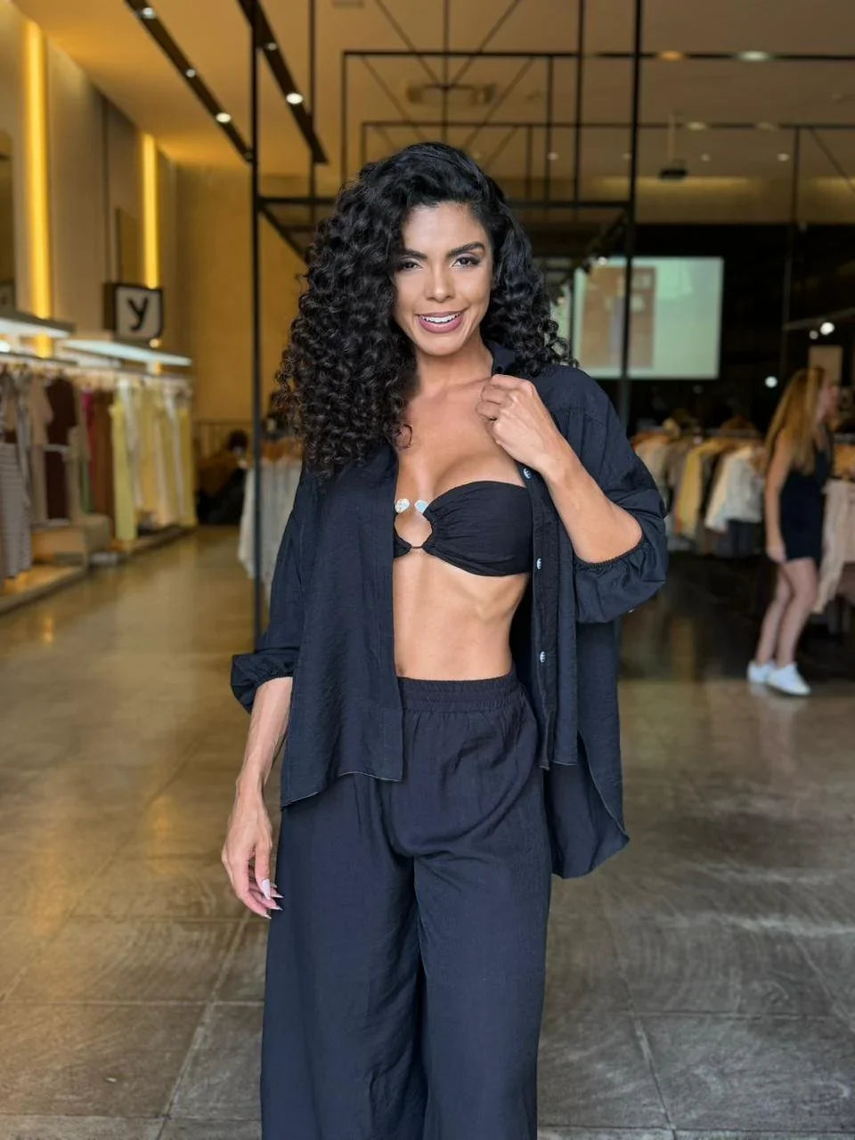 Conjunto Pantalona 3 Peças Chic