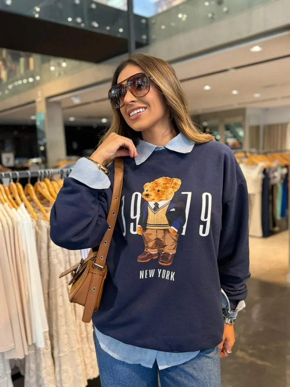 Blusa Moletom Urso