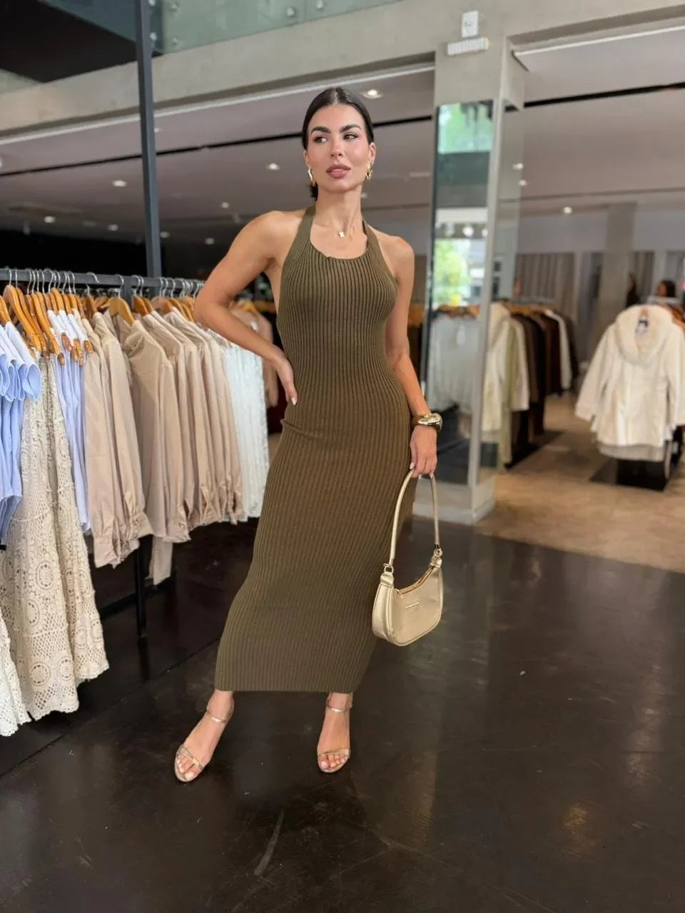 Vestido Midi Modal