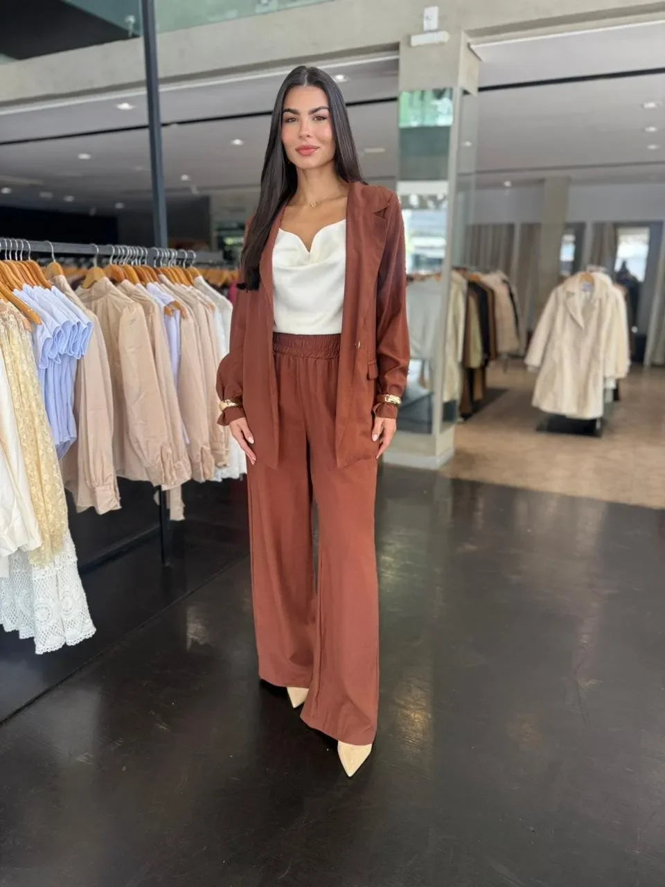 Conjunto Blazer e Pantalona