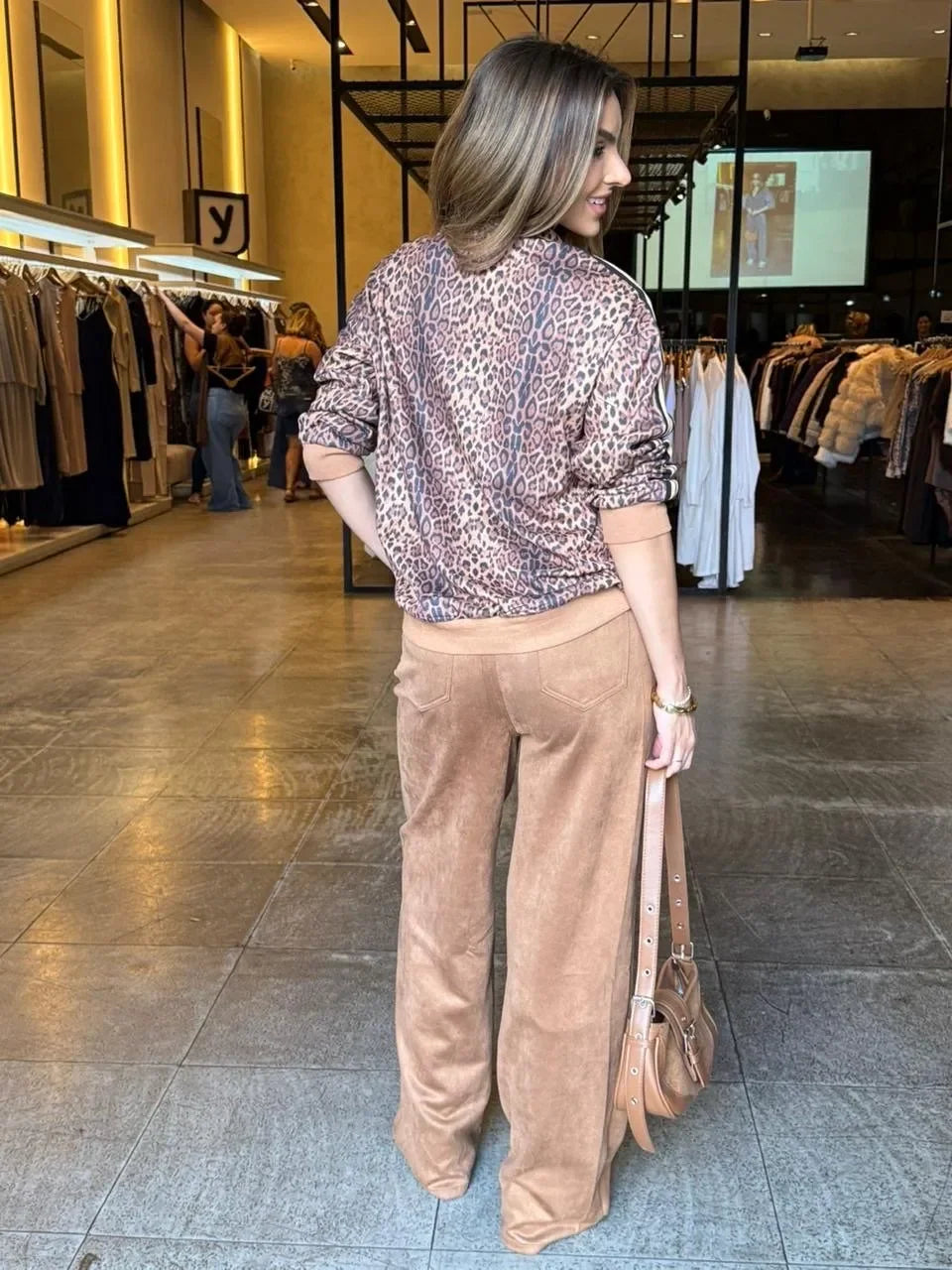 Jaqueta Animal Print Listras